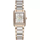 Roamer Diana orologio da donna 869847 49 20 20, quadrante argento, cinturino in acciaio inossidabile oro rosa