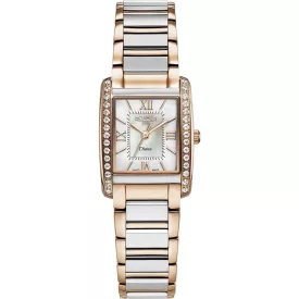 Roamer Diana orologio da donna 869847 49 20 20, quadrante argento, cinturino in acciaio inossidabile oro rosa