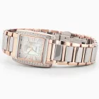 Roamer Diana orologio da donna 869847 49 20 20, quadrante argento, cinturino in acciaio inossidabile oro rosa