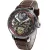 Poljot International Globetrotter Limited Edition orologio da uomo 9730.2940554, cinturino in pelle marrone