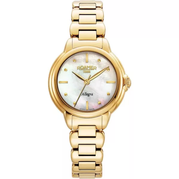 Roamer Allegra orologio da donna 977847 48 20 20, cinturino in acciaio inossidabile oro