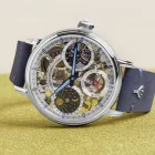 Poljot International Sputnik Limited Edition orologio da uomo 9931.2940771, cinturino in pelle blu