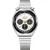 Citizen Chrono Bullhead Tsuno orologio da uomo AN3660-81A, quadrante bianco, cinturino in acciaio inossidabile argento
