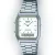 Casio Vintage orologio unisex AQ-230A-7DMQYES, quadrante bianco, cinturino in acciaio inossidabile argento