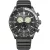 Citizen Chrono orologio da uomo AT2565-05E, quadrante grigio, cinturino in silicone nero