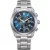 Citizen Titanium orologio da uomo AT2590-59L, quadrante blu, cinturino in titanio argento