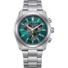 Citizen Titanium orologio da uomo AT2590-59X, quadrante blu, cinturino in titanio argento