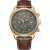 Citizen Promaster Sky orologio da uomo AT8263-10H, quadrante grigio, cinturino in pelle marrone