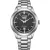 Citizen Elegance Man orologio da uomo AW0151-85E, quadrante nero, cinturino in acciaio inossidabile argento