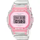 Casio Baby-G orologio da donna BGD-565SJ-7ER, quadrante argento, cinturino in plastica argento