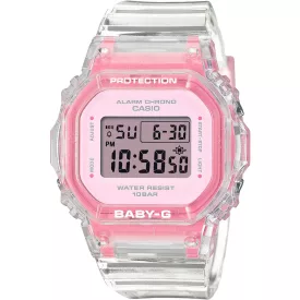 Casio Baby-G orologio da donna BGD-565SJ-7ER, quadrante argento, cinturino in plastica argento