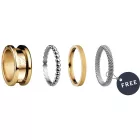 Bering femmina squillo impostato BICOLOUR-8