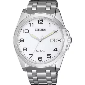 Citizen Elegance Man orologio da uomo BM7108-81A, quadrante bianco, cinturino in acciaio inossidabile argento