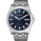 Citizen Elegance orologio da uomo BM7108-81L, quadrante blu, cinturino in acciaio inossidabile argento