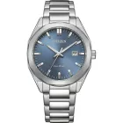 Citizen Sporty orologio da uomo BM7620-83M, quadrante blu, cinturino in acciaio inossidabile argento