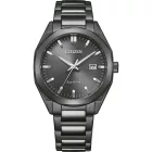 Citizen Sporty orologio da uomo BM7625-80H, quadrante nero, cinturino in acciaio inossidabile nero