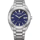 Citizen Elegance Man orologio da uomo BM7631-52L, quadrante blu, cinturino in acciaio inossidabile argento
