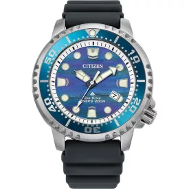 Citizen Promaster Marine Limited Edition orologio da uomo BN0167-09W, quadrante blu, cinturino in silicone nero