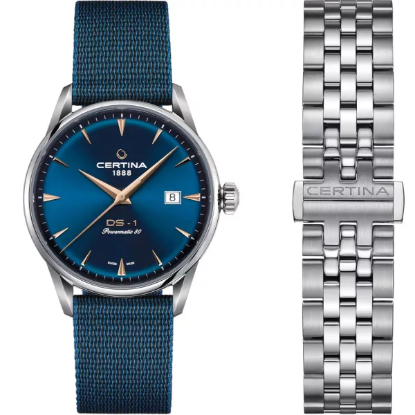 Certina DS-1 Powermatic 80 orologio da uomo impostato C029.807.11.041.02