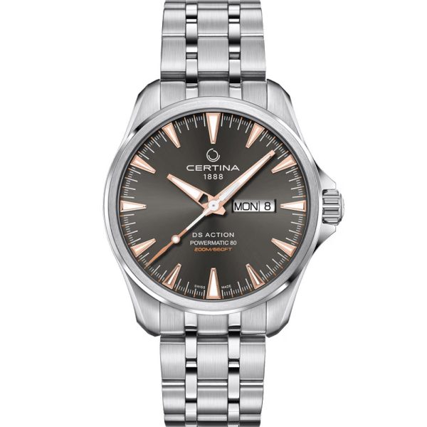 Certina DS Action Day Date Powermatic 80 orologio da uomo C032.430.11.081.01