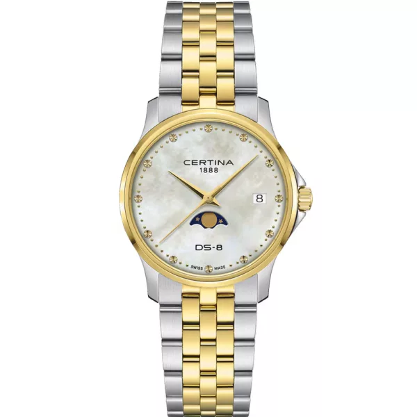 Certina DS-8 Moonphase orologio da donna C045.223.22.111.00