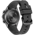 Citizen Attesa Satellite Wave GPS orologio da uomo CC4055-14H, quadrante nero, cinturino in plastica nero