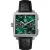 Tag Heuer Monaco Chronograph orologio da uomo CDW2180.FC8360, quadrante verde, cinturino in pelle nero