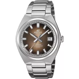 Casio Edifice orologio da uomo EFB-109D-5AVEF, quadrante marrone, cinturino in acciaio inossidabile argento