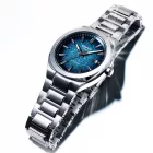 Casio Edifice Automatic orologio da uomo EFK-200D-2AER, quadrante blu, cinturino in acciaio inossidabile argento