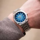 Casio Edifice Automatic orologio da uomo EFK-200D-2AER, quadrante blu, cinturino in acciaio inossidabile argento