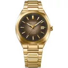 Casio Edifice Automatic orologio da uomo EFK-200DG-5AER, quadrante marrone, cinturino in acciaio inossidabile oro