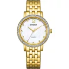 Citizen Elegance Lady orologio da donna EL3102-50D, cinturino in acciaio inossidabile oro