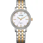 Citizen Elegance Lady orologio da donna EL3106-59D, cinturino in acciaio inossidabile oro