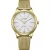 Citizen Elegance Lady orologio da donna EM1222-87A, quadrante argento, cinturino in acciaio inossidabile oro