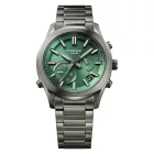 Casio Edifice orologio da uomo EQB-1300DC-3AEF, quadrante verde, cinturino in acciaio inossidabile grigio