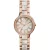 Fossil Virginia orologio da donna ES3716, quadrante marrone, cinturino in acciaio inossidabile marrone