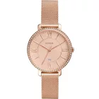 Fossil Jacqueline orologio da donna ES4628, quadrante oro rosa, cinturino in acciaio inossidabile oro rosa