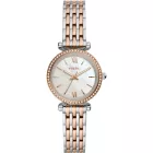 Fossil Carlie Mini orologio da donna ES4649, cinturino in acciaio inossidabile argento