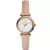 Fossil Carlie Mini orologio da donna ES4699, cinturino in pelle rosa