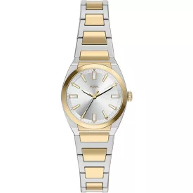 Fossil Everett orologio da donna ES5494, quadrante argento, cinturino in acciaio inossidabile argento