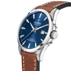 Festina Swiss Made orologio da uomo F20025/3, quadrante blu, cinturino in pelle marrone