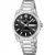 Festina Swiss Made orologio da uomo F20073/5, quadrante nero, cinturino in acciaio inossidabile argento