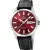 Festina Classics orologio da uomo F20358/G, quadrante rosso, cinturino in pelle nero
