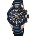 Festina Chrono Bike 2020 Special Edition orologio da uomo set F20524/1, quadrante blu, cinturino in silicone blu