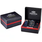 Festina Chrono Bike 2020 Special Edition orologio da uomo set F20524/1, quadrante blu, cinturino in silicone blu