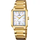 Festina On The Square orologio da donna F20680/2, cinturino in acciaio inossidabile oro