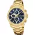 Festina Timeless Chronograph orologio da uomo F20705/5, quadrante blu, cinturino in acciaio inossidabile oro