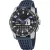 Festina Connected Full D smartwatch da uomo F23305/3, quadrante nero, cinturino in silicone blu