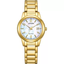 Citizen Elegance Lady orologio da donna FE1242-78D, cinturino in acciaio inossidabile oro
