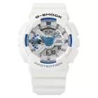 Casio G-Shock orologio da uomo GA-110HDS-7AER, quadrante bianco, cinturino in plastica bianco